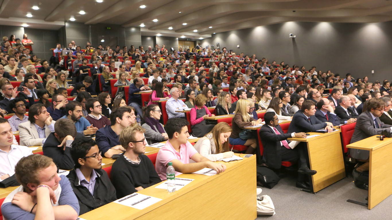 students in lecture