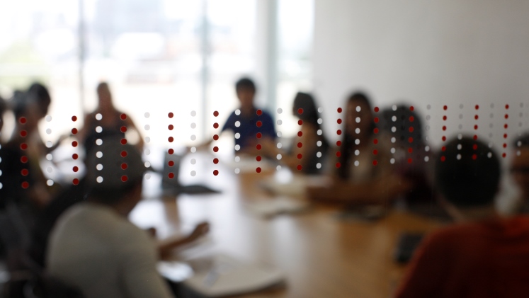 People in boardroom